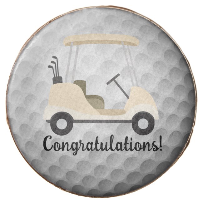 Golf Design Dipped Oreo Cookie