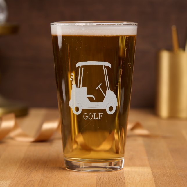 Golf Design Etched Glassware (Party)
