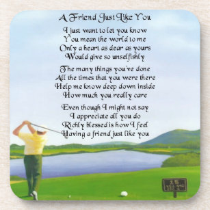 Golf, Funny Golf Gifts for Men and Women, Picture Framed Poem