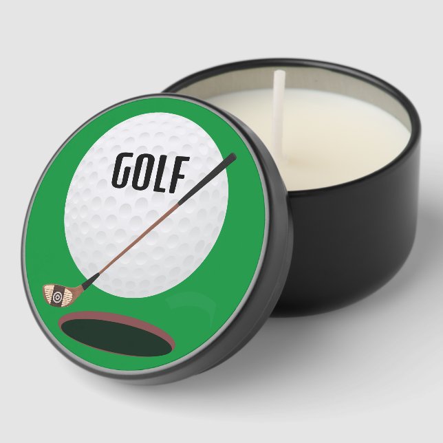 Golf Design Mini Candle Favors (Corner)