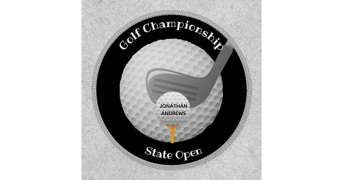 Golf Design Patch | Zazzle