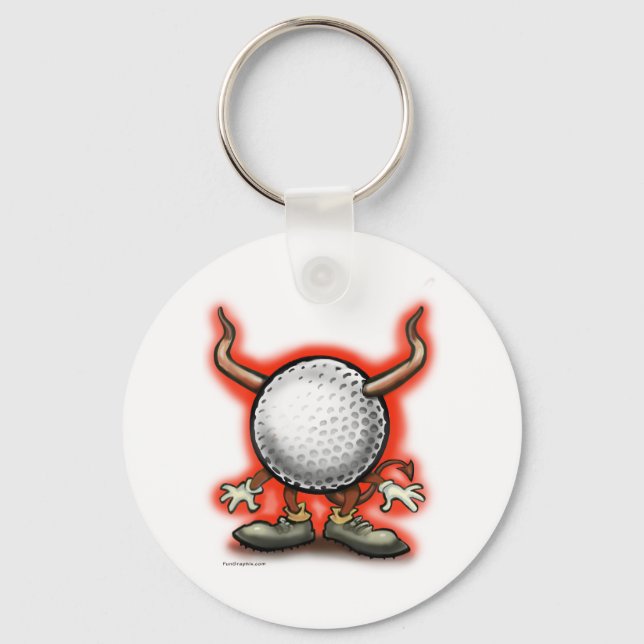 Golf Devil Keychain (Front)