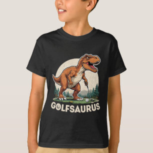 Golf Dinosaur Golfer T-rex Playing Golf Dino Golfi T-Shirt
