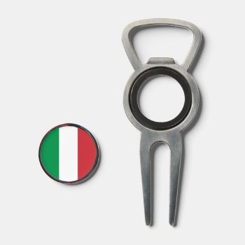 Golf Divot Tool With Flag Of Italy by AllFlags at Zazzle