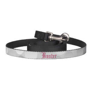 Golf dog collar with name pet leash
