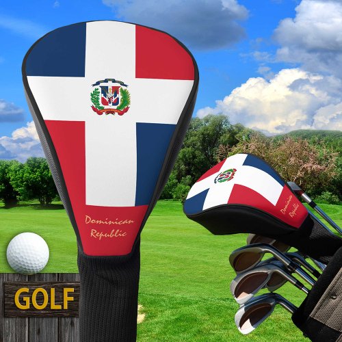 Golf Dominican Republic  Flag Golf Clubs Covers