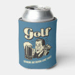 Golf: Drinking &amp; Driving Since 1642 Can Cooler at Zazzle