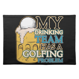 Golf Drinking Team Placemat