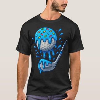 Golf Drip Team For Boys Ice Cream T-Shirt
