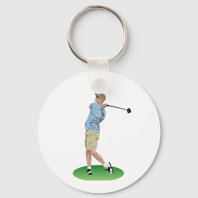 Golf Drive Keychain (Front)