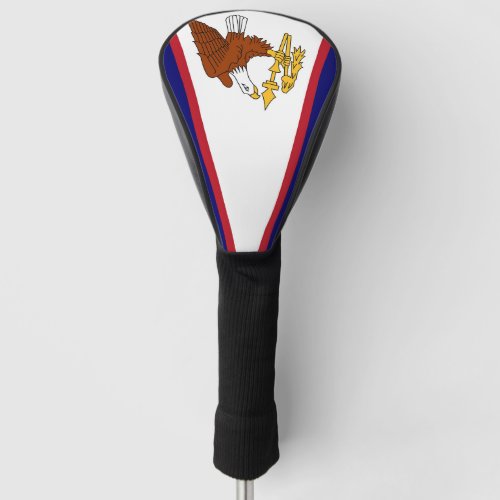 Golf Driver Cover with Flag of American Samoa