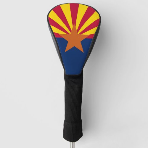 Golf Driver Cover with Flag of Arizona USA