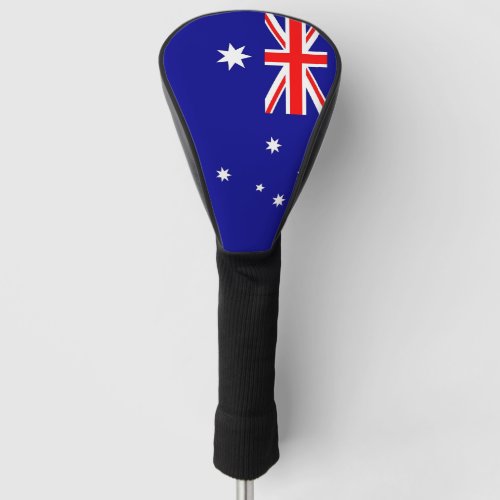 Golf Driver Cover with Flag of Australia