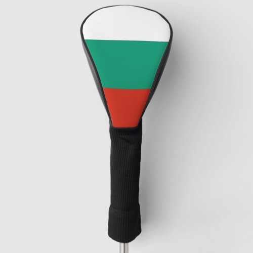 Golf Driver Cover with Flag of Bulgaria