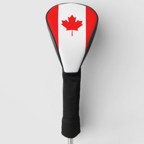 Golf Driver Cover with Flag of Canada