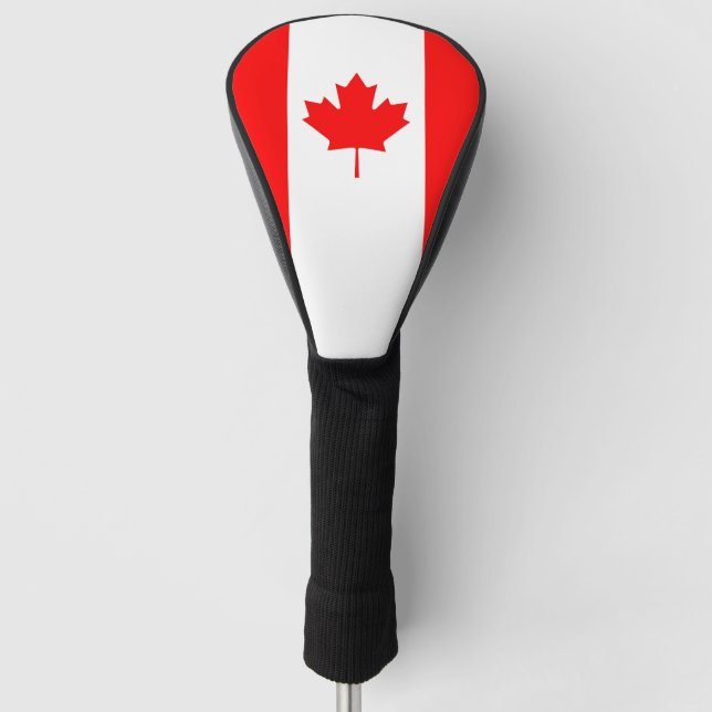 Golf Driver Cover with Flag of Canada (Front)