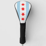 Golf Driver Cover With Flag Of Chicago, Usa at Zazzle