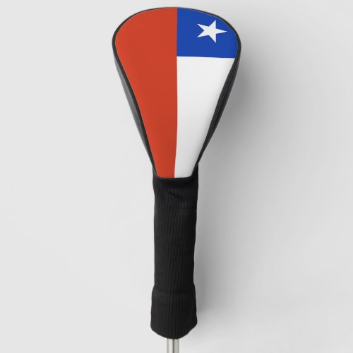 Golf Driver Cover with Flag of Chile