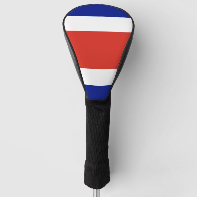 Golf Driver Cover with Flag of Costa Rica (Front)