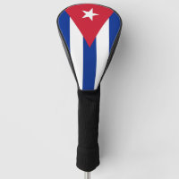 Golf Driver Cover with Flag of Cuba