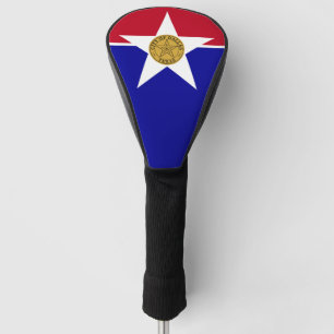 Golf Driver Cover with Flag of Dallas, USA