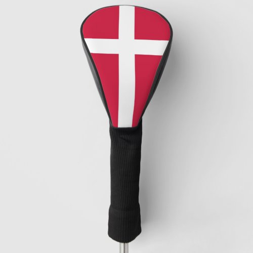 Golf Driver Cover with Flag of Denmark