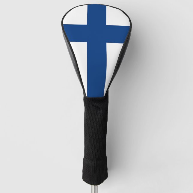 Golf Driver Cover with Flag of Finland (Front)