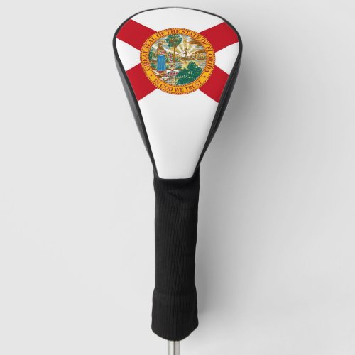 Golf Driver Cover with Flag of Florida USA