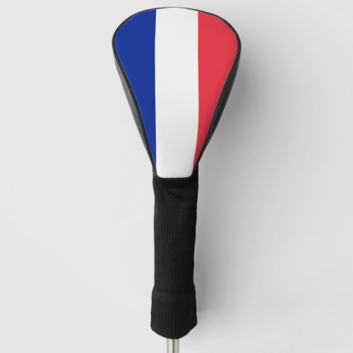 Golf Driver Cover with Flag of France