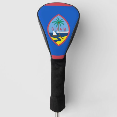 Golf Driver Cover with Flag of Guam USA