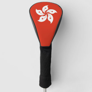 Golf Driver Cover with Flag of Hong Kong