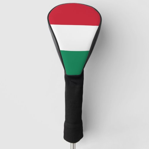 Golf Driver Cover with Flag of Hungary