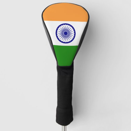 Golf Driver Cover with Flag of India