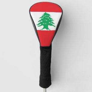 Golf Driver Cover with Flag of Lebanon