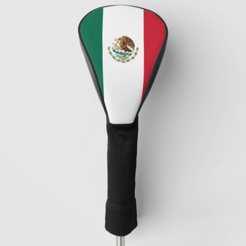 Golf Driver Cover with Flag of Mexico