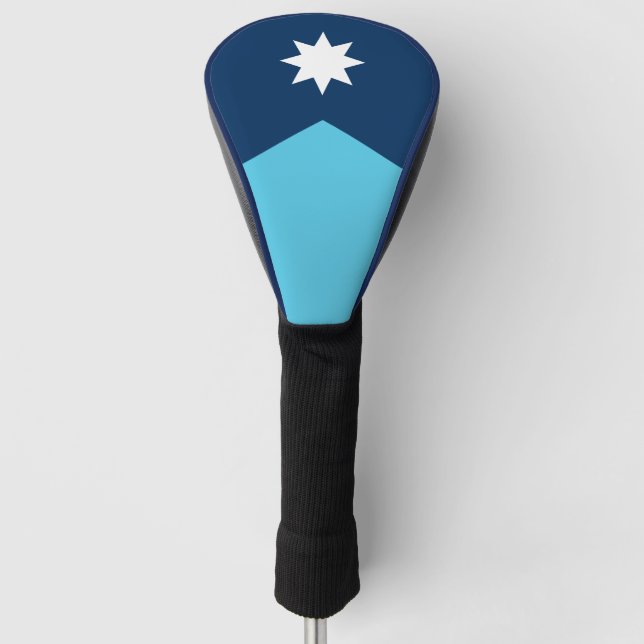 Golf Driver Cover with Flag of Minnesota, USA (Front)