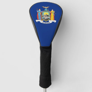 Golf Driver Cover with Flag of New York, USA