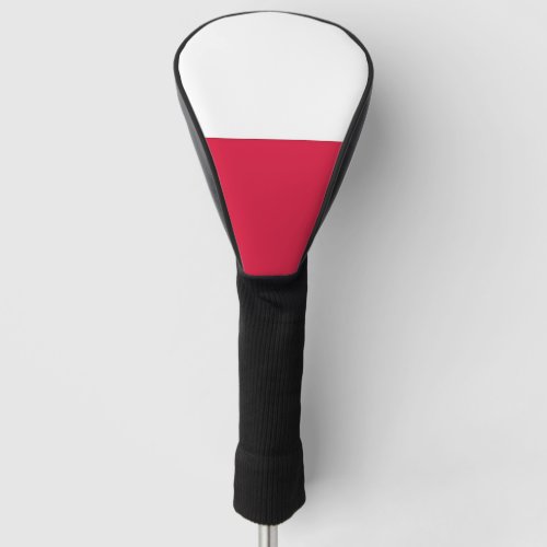 Golf Driver Cover with Flag of Poland