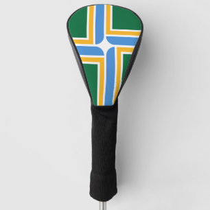 Golf Driver Cover with Flag of Portland, USA