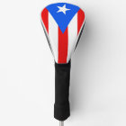 Golf Driver Cover with Flag of Puerto Rico, USA