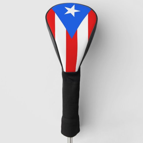 Golf Driver Cover with Flag of Puerto Rico USA