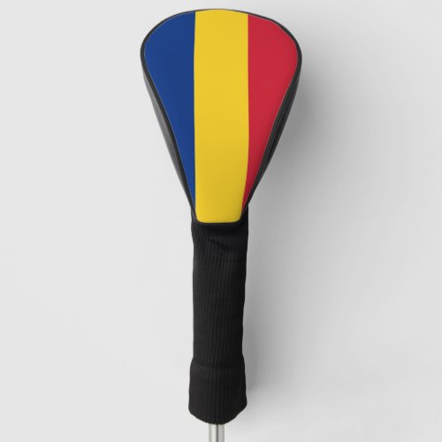 Golf Driver Cover with Flag of Romania