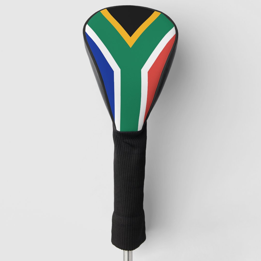 Springbok Driver Cover Golf Driver Cover with Flag of South Africa | Zazzle