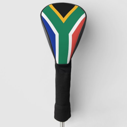 Golf Driver Cover with Flag of South Africa