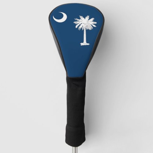 Golf Driver Cover with Flag of South Carolina USA