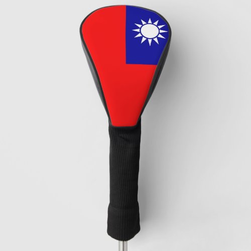 Golf Driver Cover with Flag of Taiwan