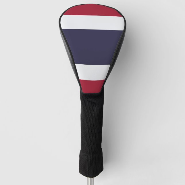 Golf Driver Cover with Flag of Thailand (Front)