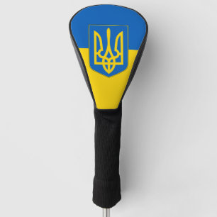 Golf Driver Cover with Flag of Ukraine