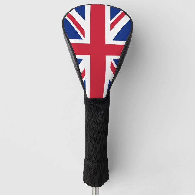 Golf Driver Cover with Flag of United Kingdom (Front)