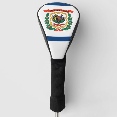 Golf Driver Cover with Flag of West Virginia State